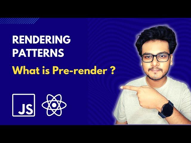 Ep1 What is pre-render? Rendering Patterns Series  | Introduction