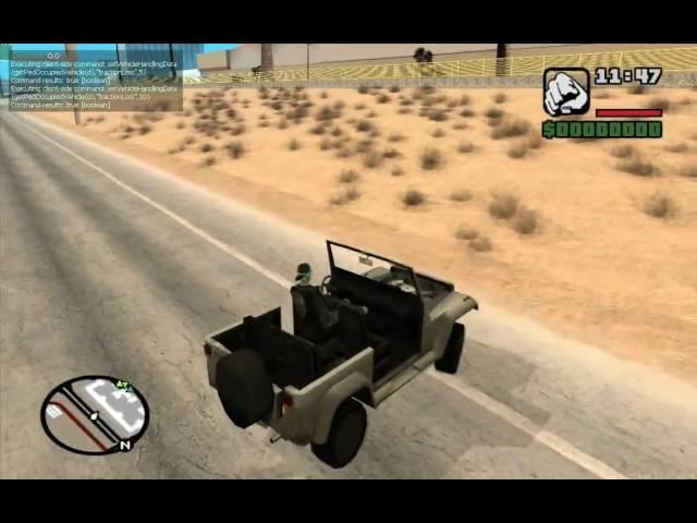 MTA San Andreas: Modified Vehicle Handling