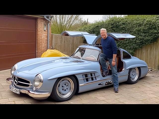 Man Builds Custom MERCEDES GULLWING Using Old Car Parts | Start to Finish by @andirt4