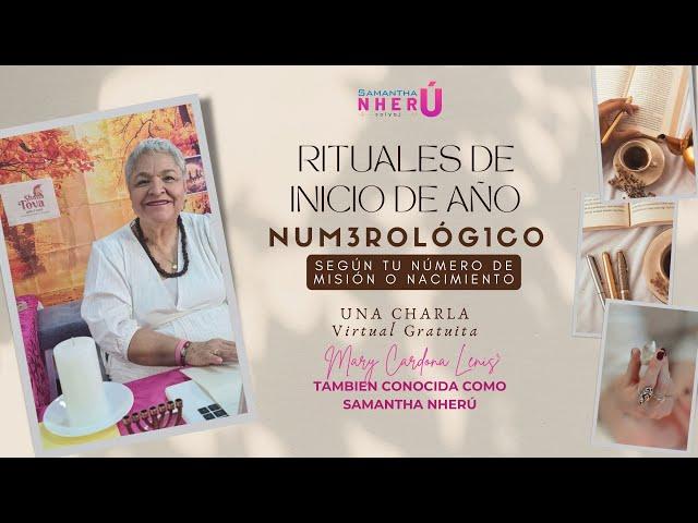 RITUALES DE INICIO DE AÑO NUMEROLÓGICO - CON MARY CARDONA LENIS