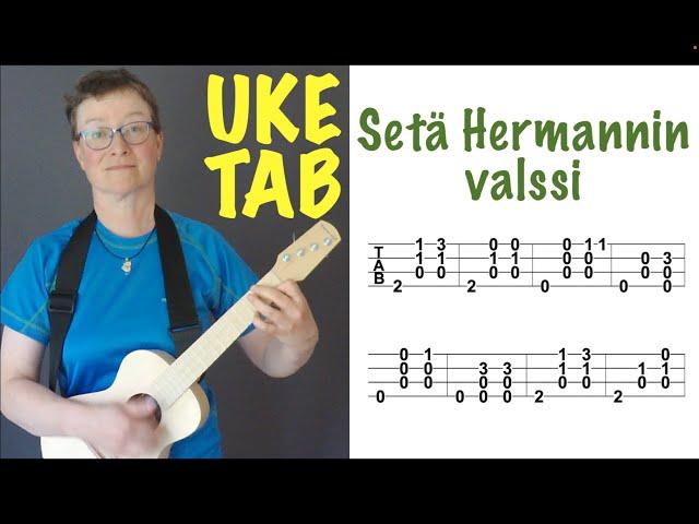  Setä Hermannin valssi UKULELE TAB