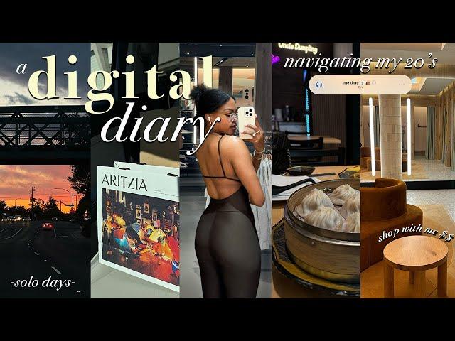 WEEKEND VLOG  | navigating my 20's + prioritizing alone time + shop w me $ + self care night + more