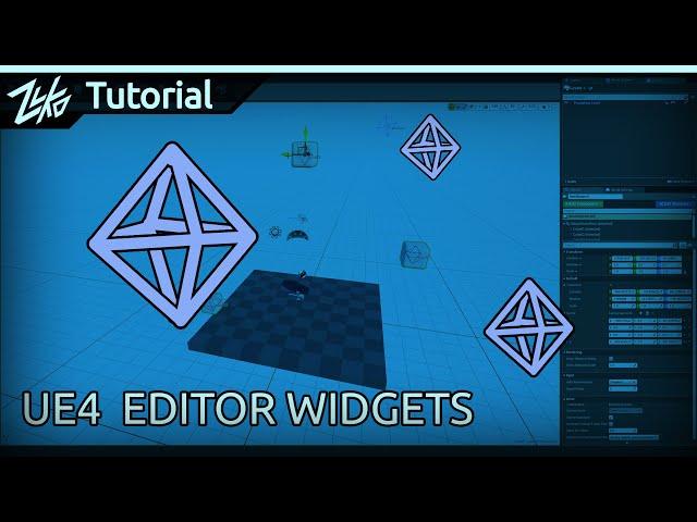 UE4 How To Use Blueprint 3D Widgets on Transform Properties.