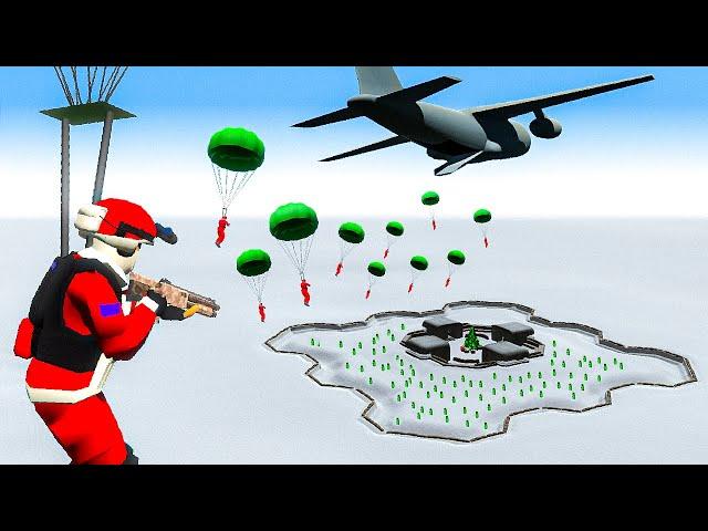 PARATROOPER INVASION To Save Christmas in Ravenfield!