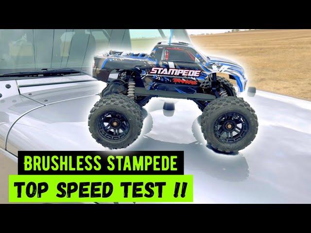 TOP SPEED TEST - BRAND NEW Budget “Onyx” POWER SYSTEM ($79.99) // Traxxas Stampede 2wd