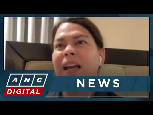 VP Duterte dares gov't officials to undergo drug test | ANC