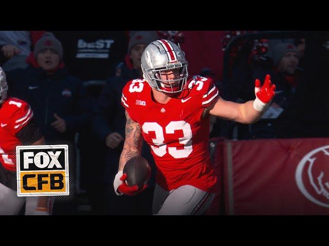 Gus Johnson's ICONIC call of Jack Sawyer's interception vs. Michigan | FOX College Football