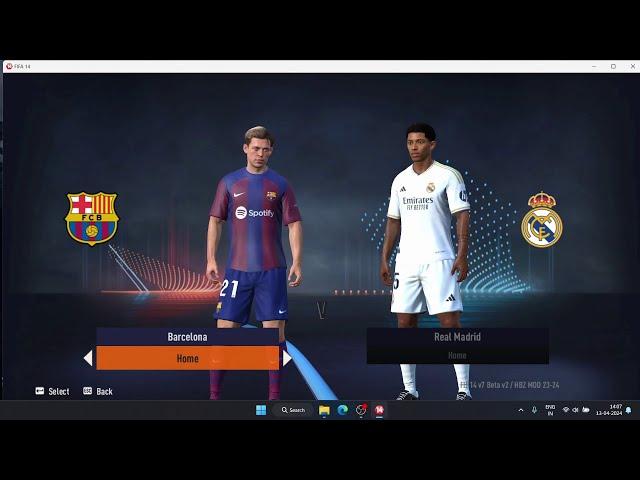 FC 24 SEASON 23/24 FOR FIFA 14 ️‍ FIP v7 - SQUADS, KITS, ETC.