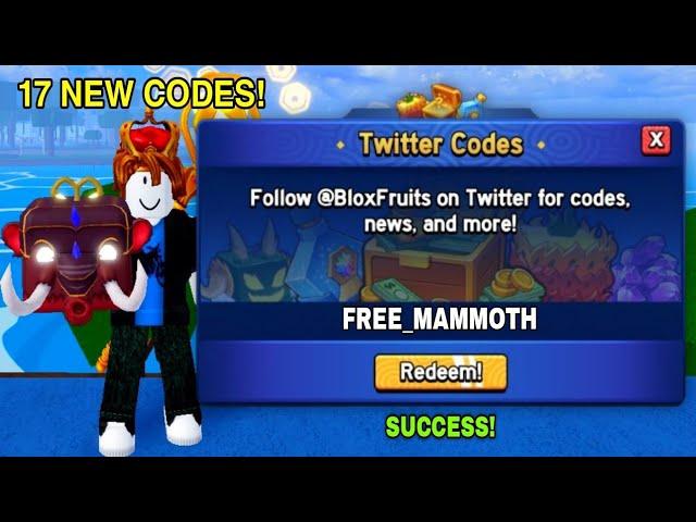 *NEW CODES* ALL WORKING CODES IN BLOX FRUITS 2024 SEPTEMBER 2024! ROBLOX BLOX FRUITS CODES MAMMOTH