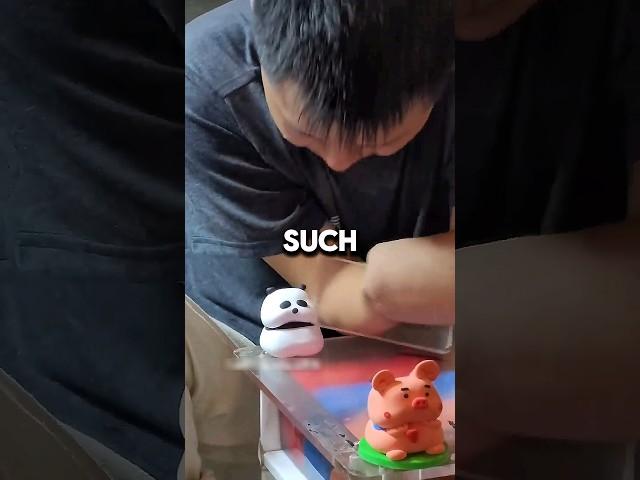 This disabled man makes better clay figures than most of us ️ #shorts