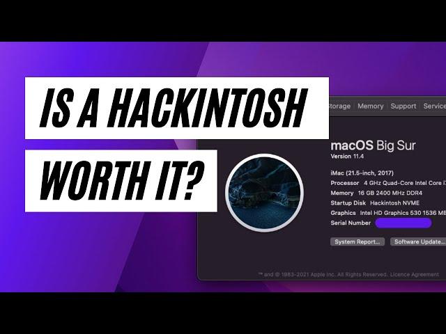 Can you still Hackintosh in 2021? (MacOS Big Sur)