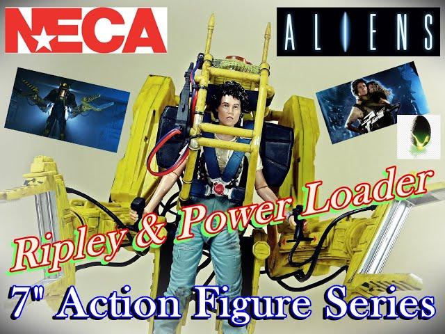 NECA - Action Figures - Aliens Ripley & Newt Set and Power Loader 