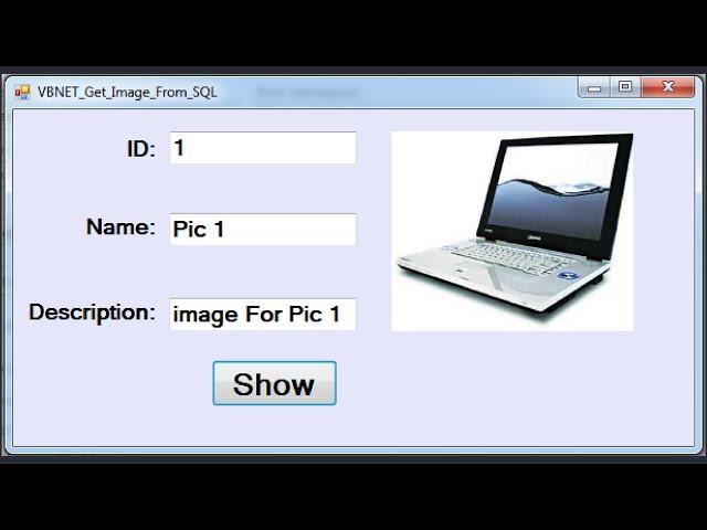 VB.Net - How To Retrieve Image From SQL DataBase In Visual Basic .Net [ with source code ]