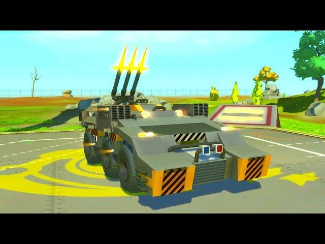 ПОЛИЦЕЙСКАЯ ТАЧКА С ПУШКОЙ В СКРАП МЕХАНИК ! ОБЗОР ПОСТРОЕК В SCRAP MECHANIC !
