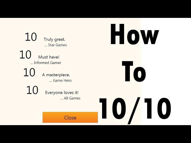 How To Get 10/10 - Game Dev Tycoon