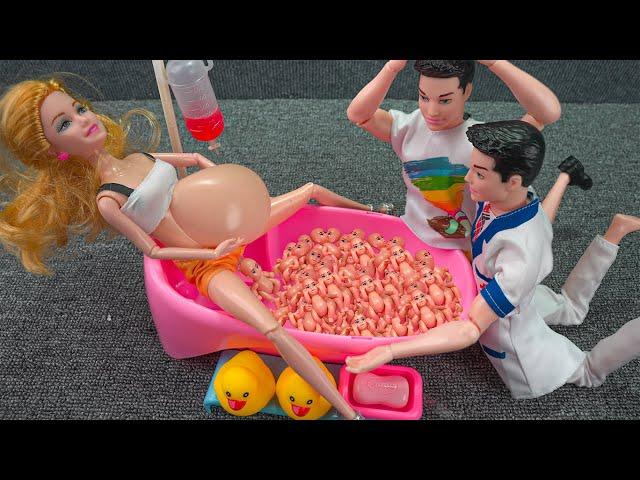 10 Satisfying with Unboxing Cute Doctor Rescue Pregnant Baby Toys Collection ASMR | Review Toys