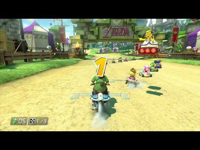 Mario Kart 8 - Hyrule Circuit 60 FPS