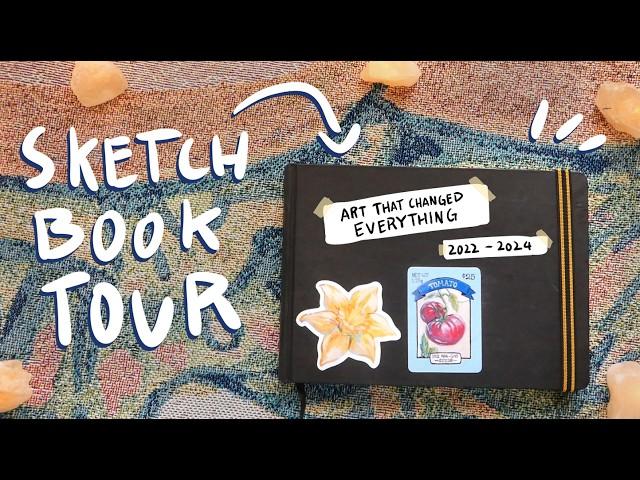 I spent 2 years on this sketchbook. (it grew my art business!) | SKETCHBOOK TOUR