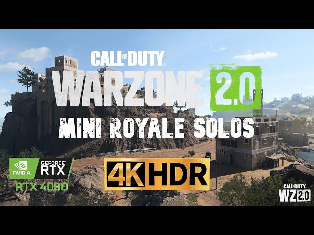 Mini Royale Solos Warzone 2 Season 3 ( RTX 4090 / 13700k / 4K HDR)