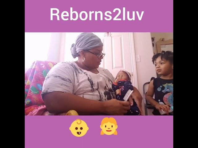 Feeding reborn baby Bree