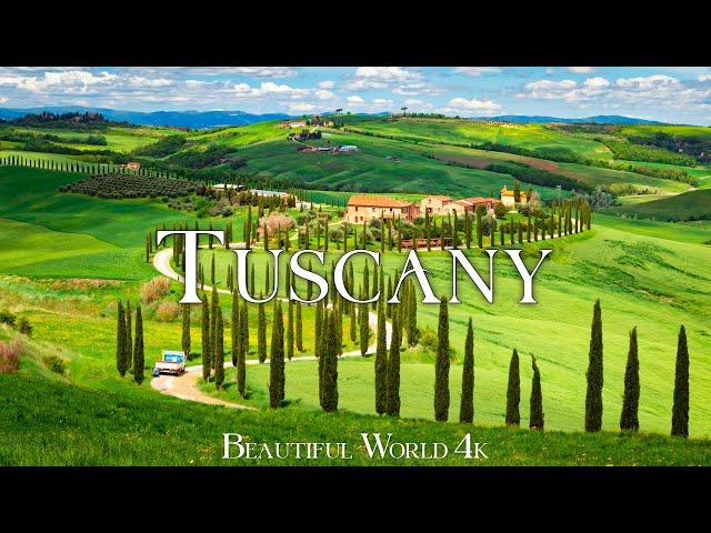 Tuscany, Italy 4K Ultra HD • Stunning Footage Tuscany, Scenic Relaxation Film with Calming Music