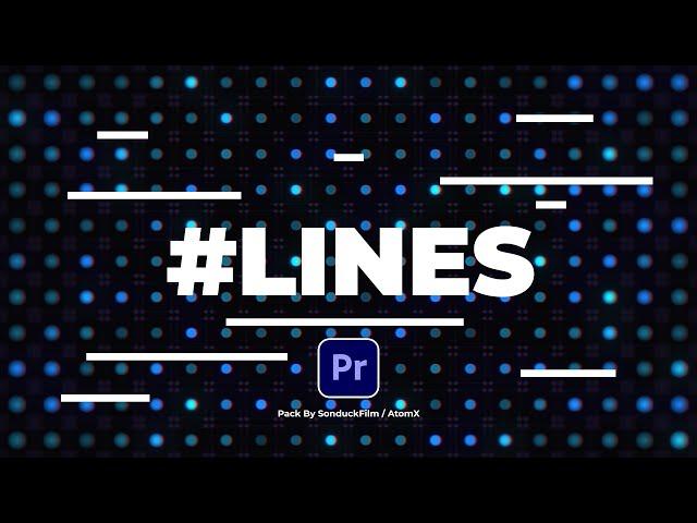 How to Create and Animate Lines in Premiere Pro | Tutorial