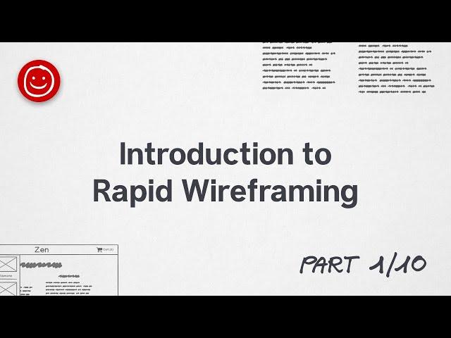 1. Introduction to rapid wireframing