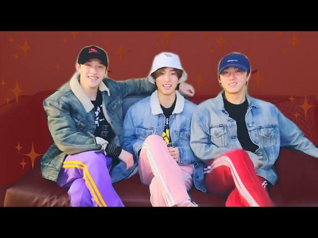 three men in colorful pants (10% 3RACHA, 90% laughter)