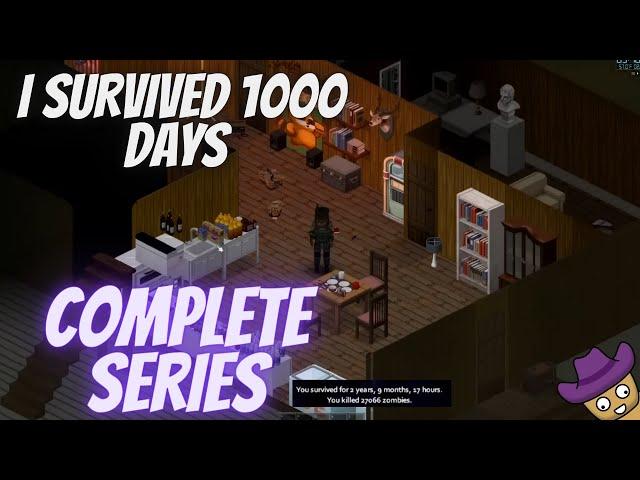 I SURVIVED 1,000 DAYS IN PROJECT ZOMBOID | Complete Edition (Full Series)