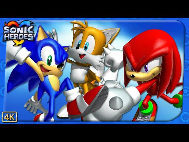 Sonic Heroes ⁴ᴷ Full Playthrough 100% (All A Ranks, 120 Emblems, & Super Hard Mode)