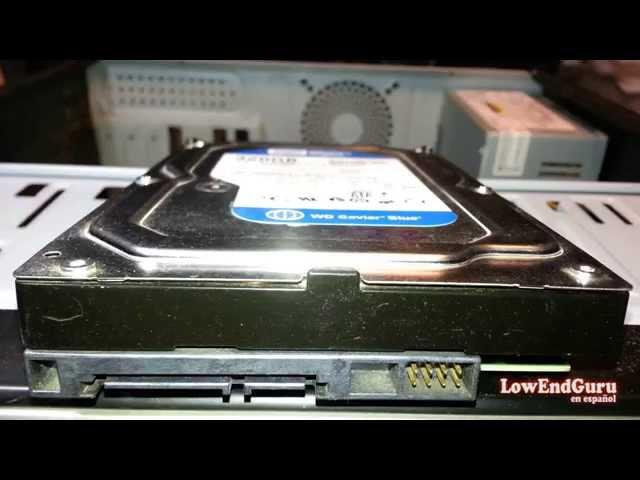 Como instalar o reemplazar un Disco Duro SATA en la computadora