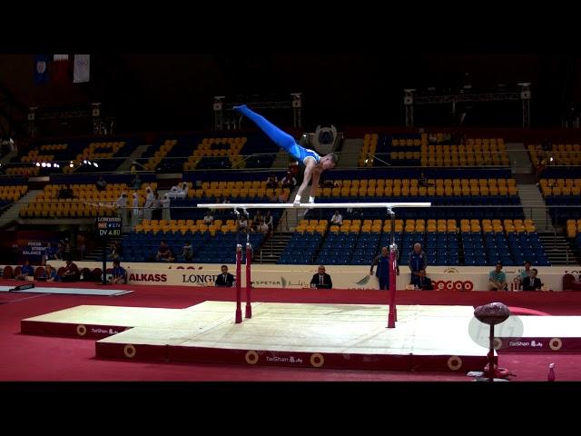 VASYLENKO Maksym (UKR) - 2018 Artistic Worlds, Doha (QAT) - Qualifications Parallel Bars