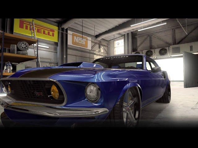 【CSR2】Ringbrothers Mustang Mach 1 'Patriarc', shift & tune for 6.69x