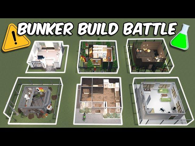 100k BUNKER BUILD BATTLE in BLOXBURG