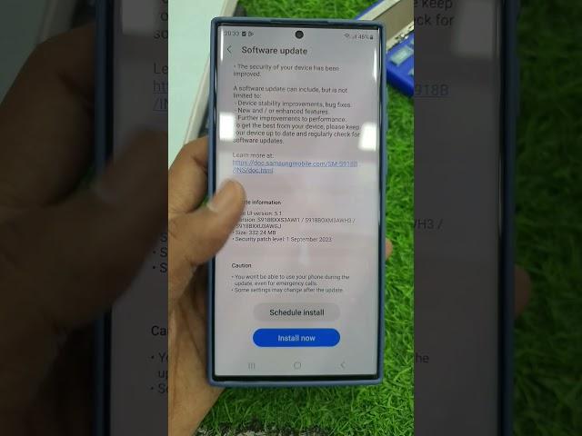 samsung S23 Ultra October month security update!!