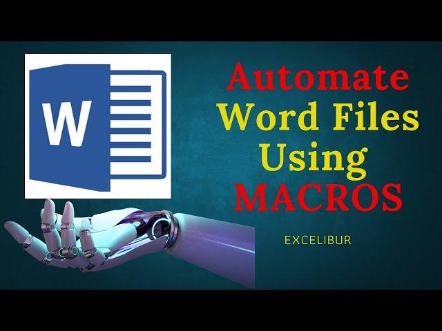 Create Microsoft Word macros