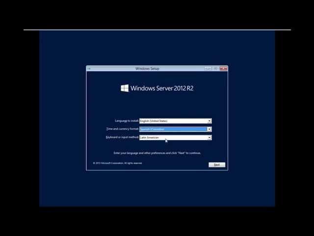 Instalar Windows Server 2012 R2