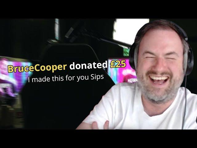 someone sends sips an important video