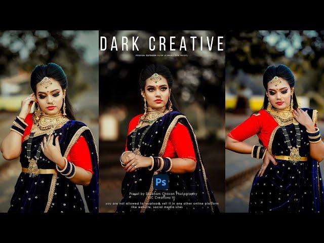 How to Edit Professional Photography | Photoshop Moody Dark Presets l SC Creation II