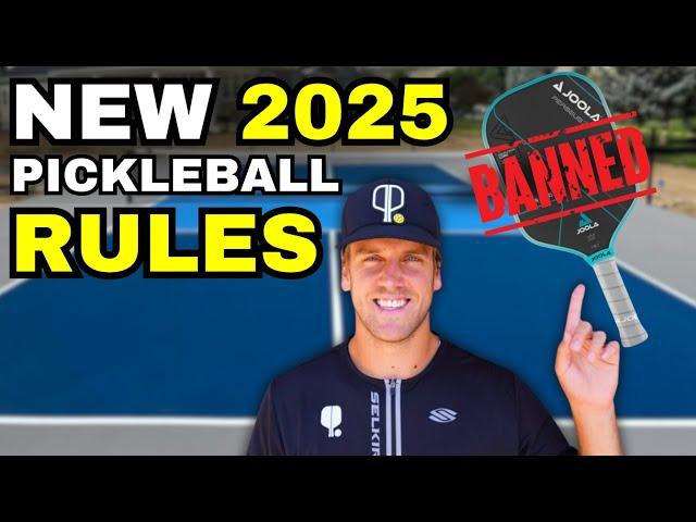 NEW 2025 PICKLEBALL RULES