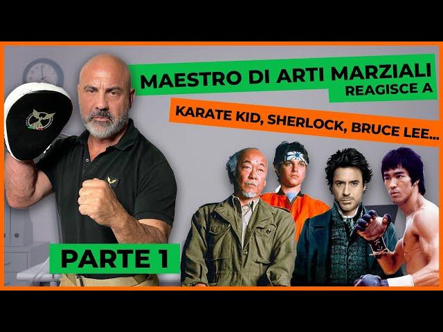 MAESTRO D'ARTI MARZIALI reagisce a SHERLOCK HOLMES, KARATE KID, IPMAN... - Parte 1⎮ Slim Dogs