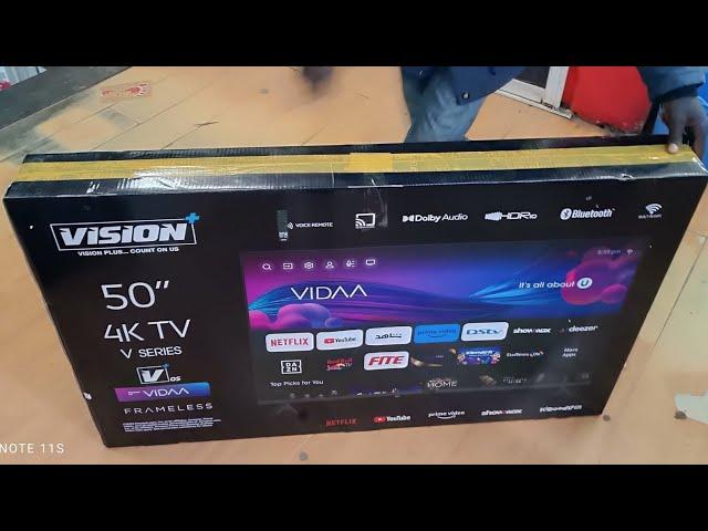 Price: KSh. 41500. Vision Plus 50 Inch 4k #VIDAA #Frameless Smart TV with Bluetooth #VisionPlus