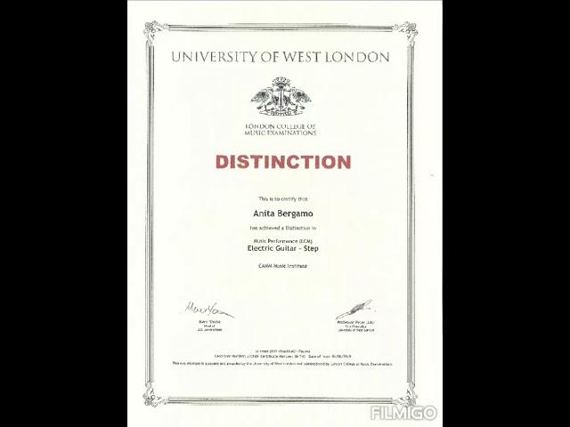 Registry of Guitar Tutors Certificate - London College of Music, University of West London