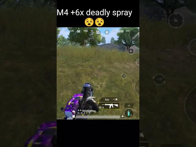 M4 + 6X deadly spray #virtualghost #bgmi #bgmighost #pubgghost #viral #gaming #ghostpubg