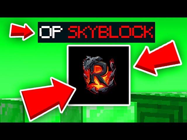 MY NEW Minecraft Skyblock Server! *FREE RANK GIVEAWAY* (BEDROCK/JAVA) 1.21+