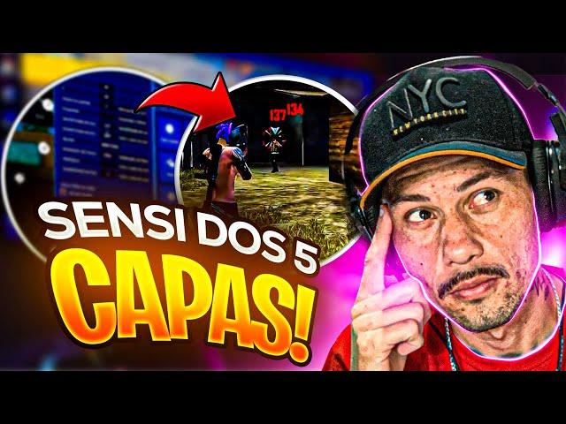 SAIU!! MELHOR SENSI DA NOVA ATUALIZAÇÃO DO FREE FIRE!! FAÇA O TESTE!!