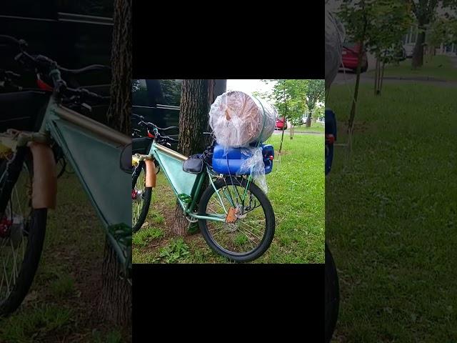 Городской байкпакинг. За молочком.. #bike  #shorts