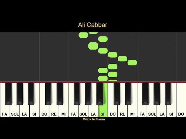 Ali Cabbar - Melodika Org Notaları