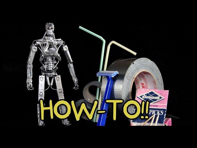 How To Make Your Own T-800 Terminator Action Figure!! - Homemade How-to!