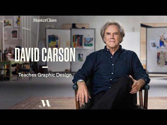 David Carson Teaches Graphic Design | Official Trailer | MasterClass